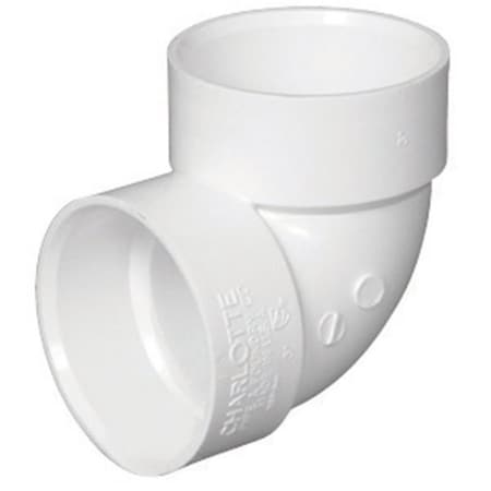 Pinpoint 3 in. PVC 90 deg Elbow Vent PI155250